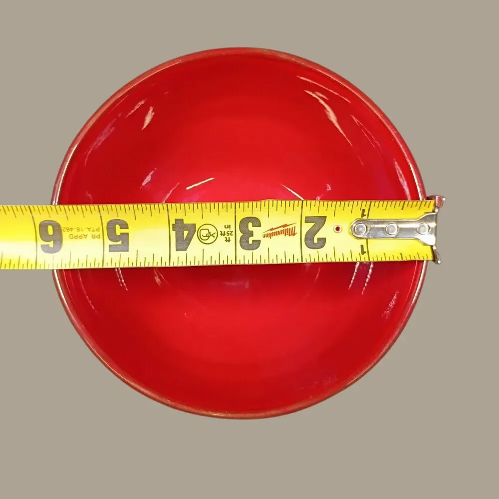 1 Pottery Barn “Red” - 6” Soup Cereal Salad Bowl Discontinued Rare Made In Italy